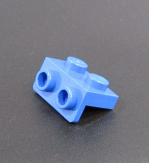 Lego destička 1 x 2 - 1 x 2  modrá
