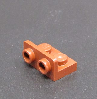 Lego destička 1 x 2 - 1 x 2 Inverted hnědá - reddish brown