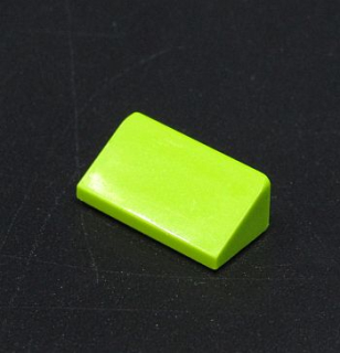 Lego šikmá kostička 30 1 x 2 x 2/3 - světle zelená - lime