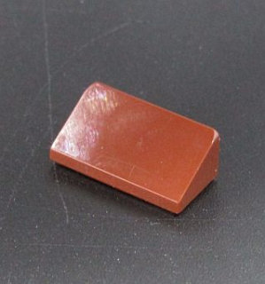 Lego šikmá kostička 30° 1 x 2 x 2/3 - hnědá -reddish brown