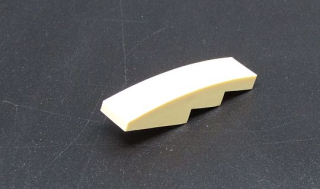 Lego oblá kostička 4x1 - béžová