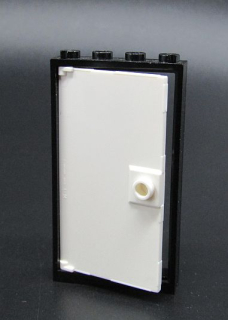 Lego dveře 1x4x6 - černé+bílé