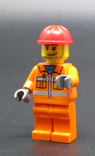 Lego figurka dělník