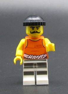 Lego city figurka - vězeň - ODŘENÁ