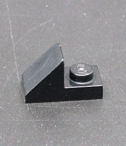 Lego destička speciální 1x2 - černá