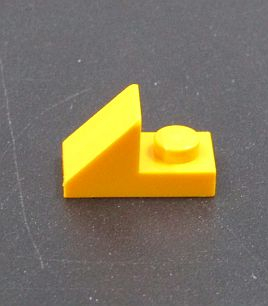 Lego destička speciální 1x2 - světle oranžová