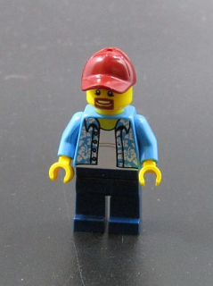 Lego figurka Town - muž v havajské košili