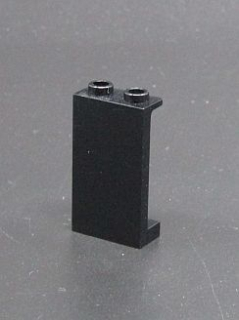 Lego Panel 1 x 2 x 3 - černý