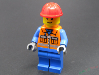 Lego city figurka dělník