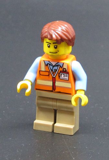 Lego city figurka letecký dispečer