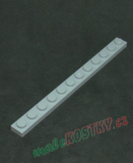 Lego destička 1x12 světle šedá - light gray