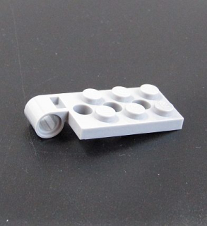 Lego destička speciální  2 x 4 - světle šedá - light bluish gray