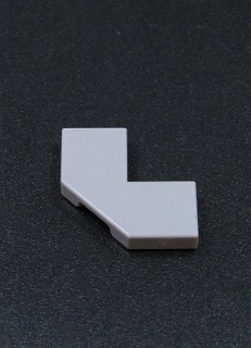 Lego destička hladká 2x2 světle šedá- light bluish gray
