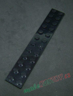 Lego destička 2x12 černá