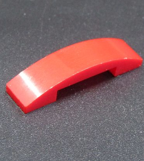 Lego destička zaoblená - červená