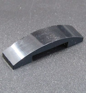 Lego destička zaoblená - černá