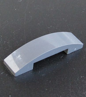 Lego destička zaoblená - tmavě šedá - dark bluish gray