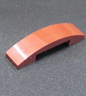 Lego destička zaoblená - hnědá
