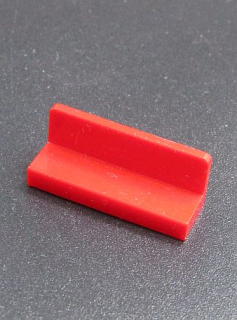 Lego destička - panel speciální 1x3x1 - červená