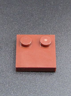 Lego destička speciální 2x2 - hnědá - reddish brown