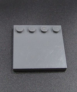 Lego destička 4x4 tmavě šedá - dark bluish gray