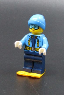 Lego figurka badatelka