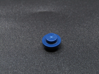 Lego kulatá destička 1x1 - tmavě modrá