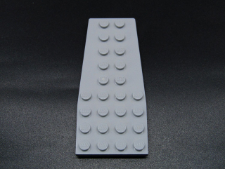 Lego destička klínová 4x9 - světle šedá - light bluish gray