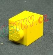 Lego kostička 1x1 žlutá 