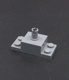 Lego kostička speciální 2x4 s nopem - tmavě šedá - dark bluish gray