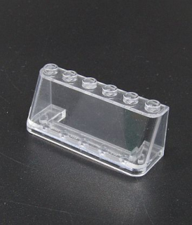 Lego přední sklo 2 x 6 x 2 - průhledné čiré