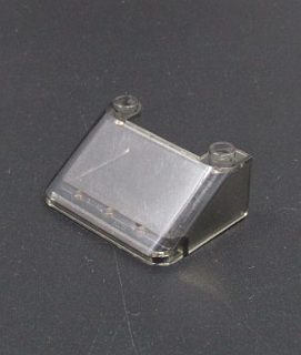 Lego přední sklo 3 x 4 x 1 1/3 - průhledné černé