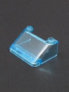 Lego přední sklo 3 x 4 x 1 1/3 - průhledné světle modré