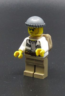 Lego city figurka lupič