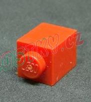Lego kostička 1x1 červená 
