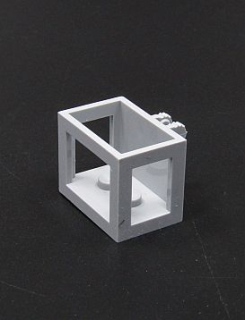 Lego jeřábový koš 2x3x2 - světle šedý - light bluish gray