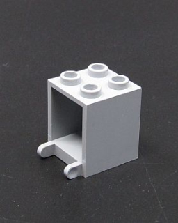 Lego box - světle šedá - light bluish gray