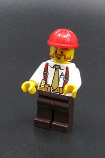 Lego figurka stavební mistr