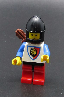 Lego figurka Royal Knights - Knight 1 - NAPRASKLÉ TĚLO