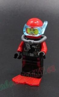 Lego city figurka potápěč