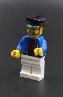 Lego figurka city - kapitán trajektu