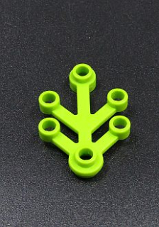 Lego listy 4x3 - lime