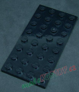 Lego destička 4x8 černá