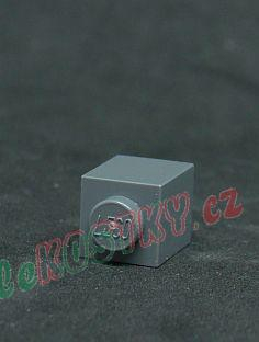 Lego kostička 1x1 tmavě šedá - dark bluish gray