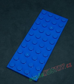 Lego destička 4x10 modrá