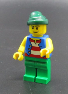 Lego Pirates figurka pirát - PRASKLÉ RUCE