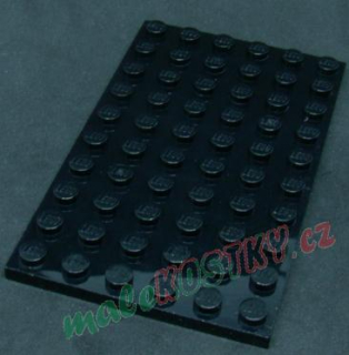 Lego destička 6x10 černá