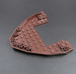 Lego příď lodě - tmavě hnědá