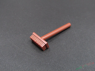 Lego koště - smeták - hnědé - reddish brown
