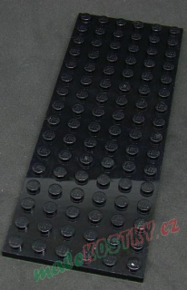 Lego destička 6x16 černá